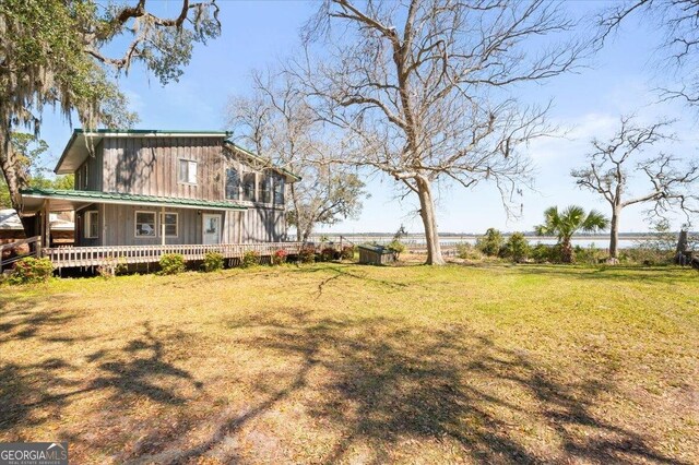 863 Hickory Bluff Rd, Waverly, GA 31565 - view of yard with covered porch