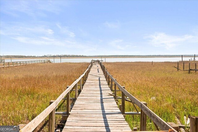 863 Hickory Bluff Rd, Waverly, GA 31565 - dock area with a water view