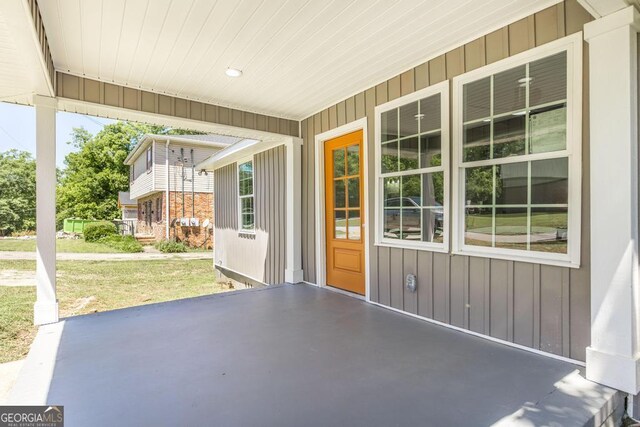 2349 Berthadale Ave, Macon, GA 31204 - view of patio / terrace with covered porch