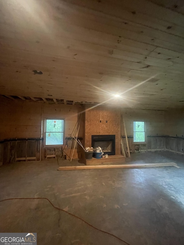 view of additional living space