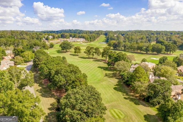 250 Chason Wood Way, Roswell, GA 30076 - aerial view of a golf club and a tree filled landscape
