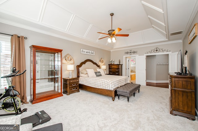 1340 Traditions Way, Jefferson, GA 30549 - carpeted bedroom featuring crown molding and baseboards