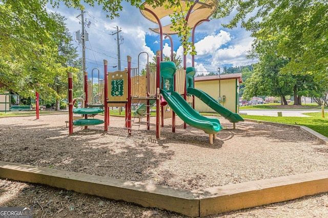 view of communal playground