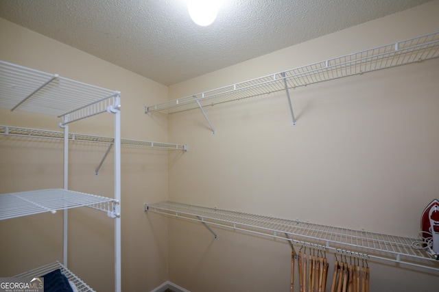 walk in closet with radiator