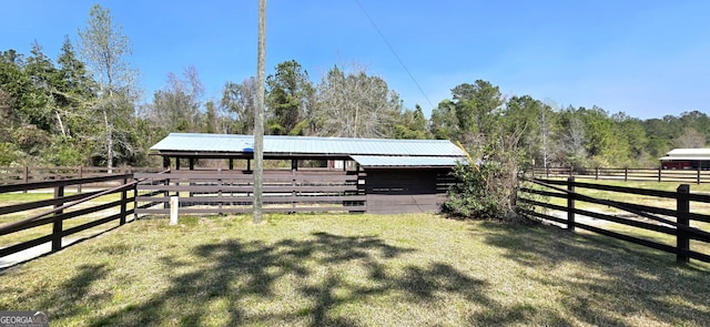 view of stable