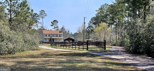 exterior space with driveway