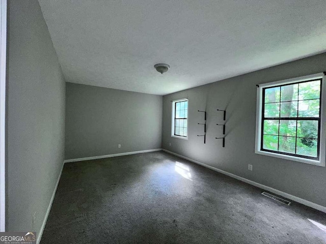 4464 Cary Dr, Snellville, GA 30039 - spare room with a textured ceiling, visible vents, and baseboards