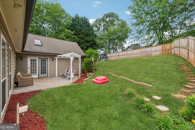1020 Regency Dr, Acworth, GA 30102 - view of yard featuring a pergola and a patio