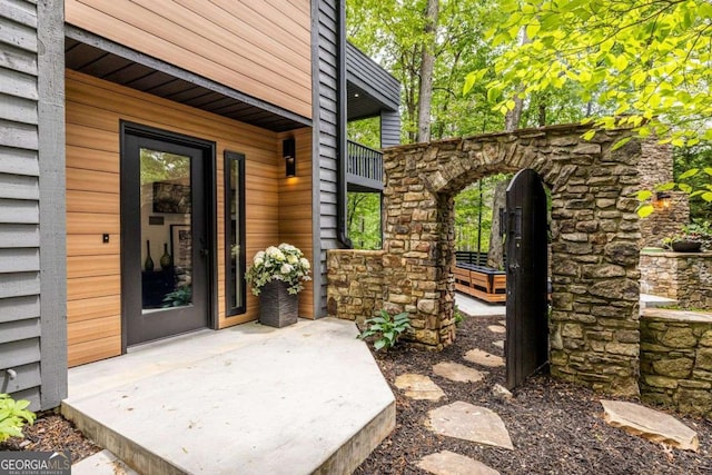 view of entrance to property