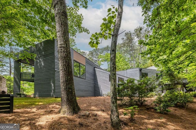view of side of property