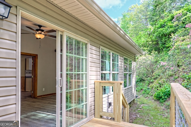 view of deck