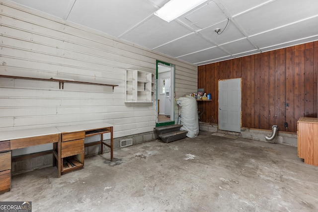 144 Bryant Rd, Cordele, GA 31015 - garage featuring wood walls