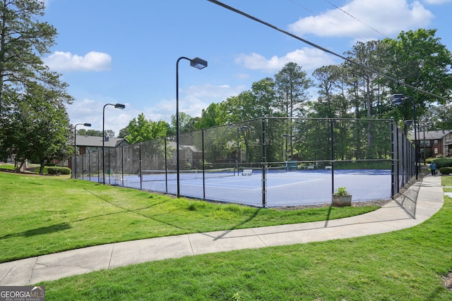 6851 Roswell Rd Unit K-23, Atlanta, GA 30328 - view of tennis court