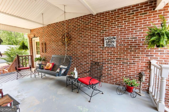 view of patio