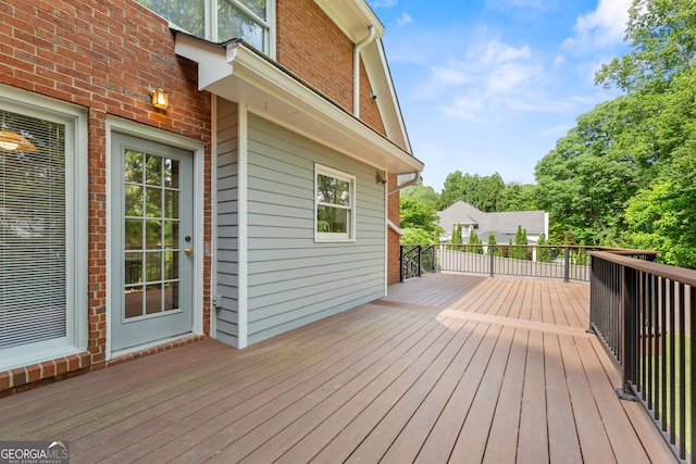 view of deck