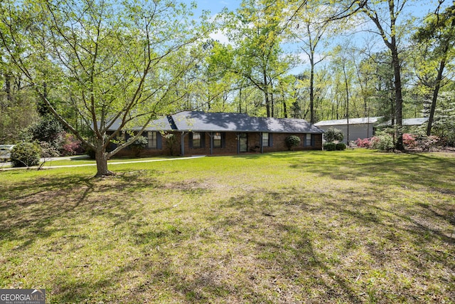 182 Quail Hollow Ln, Fort Valley, GA 31030 - view of green lawn