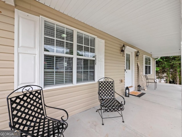 5293 Hopewell Ln, Gainesville, GA 30507 - view of patio / terrace with covered porch