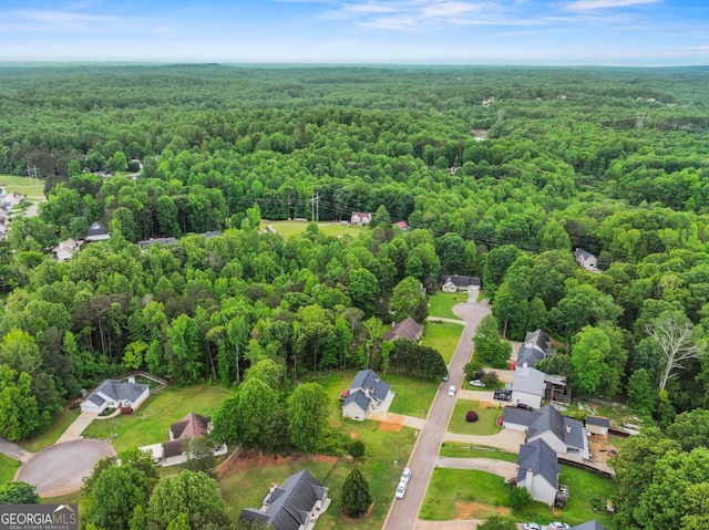 5293 Hopewell Ln, Gainesville, GA 30507 - aerial view of a heavily wooded area