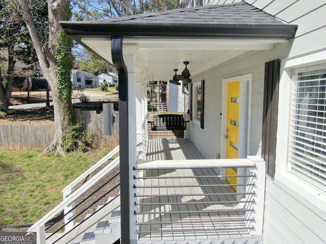1560 Sarah M Harden Dr, Atlanta, GA 30311 - wooden deck with fence and a porch