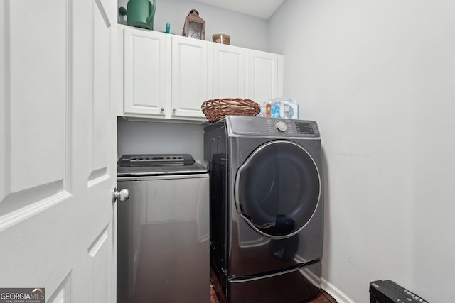 1840 Brighton Blvd SE, Atlanta, GA 30316 - laundry room featuring cabinet space and washing machine and clothes dryer