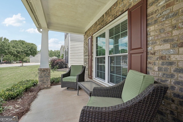 1840 Brighton Blvd SE, Atlanta, GA 30316 - view of patio with a porch