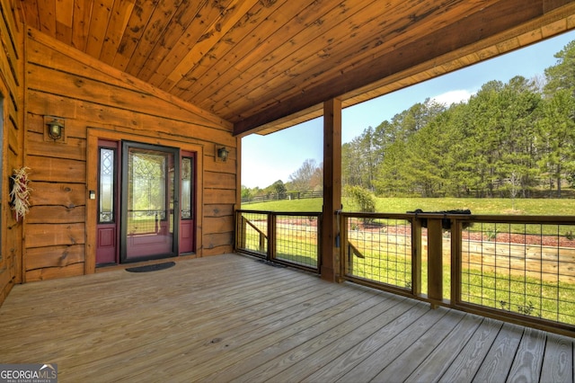 view of deck