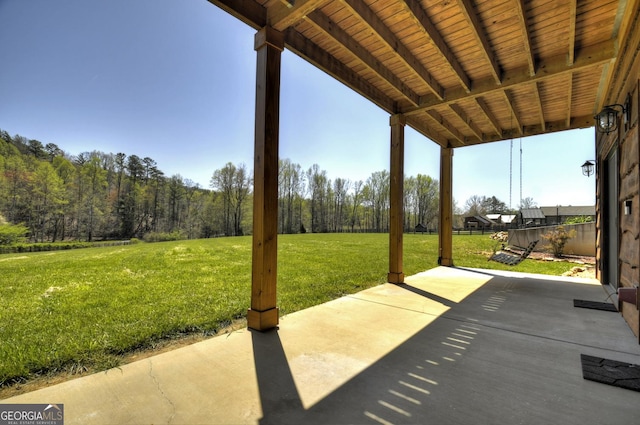 view of patio