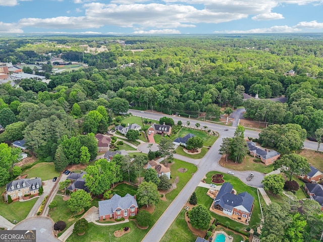 771 James Cir, Lawrenceville, GA 30046 - aerial perspective of suburban area with a heavily wooded area