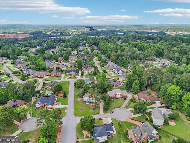 771 James Cir, Lawrenceville, GA 30046 - aerial overview of property's location with nearby suburban area