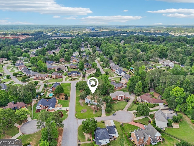771 James Cir, Lawrenceville, GA 30046 - aerial view of property and surrounding area featuring nearby suburban area