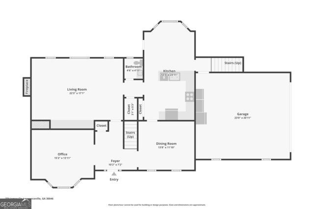 771 James Cir, Lawrenceville, GA 30046 - floor plan / room layout