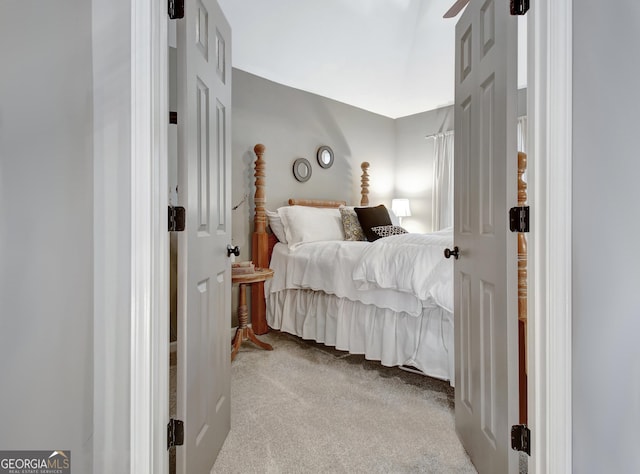 bedroom featuring carpet flooring