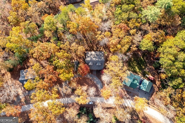 aerial overview of property's location