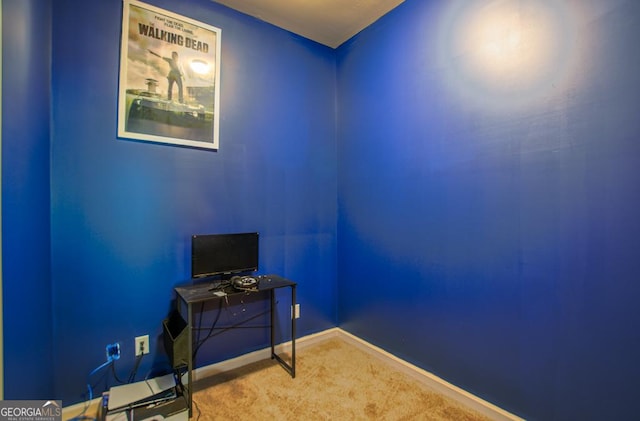 interior space with baseboards