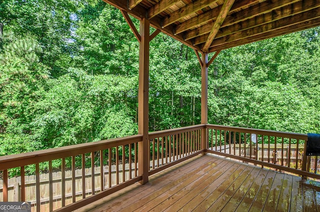 view of deck