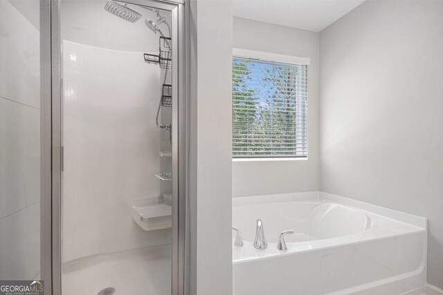 458 Ajo Way, Dallas, GA 30157 - full bath with a stall shower and a garden tub