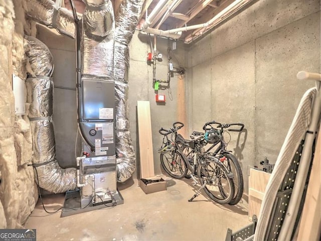 view of utility room