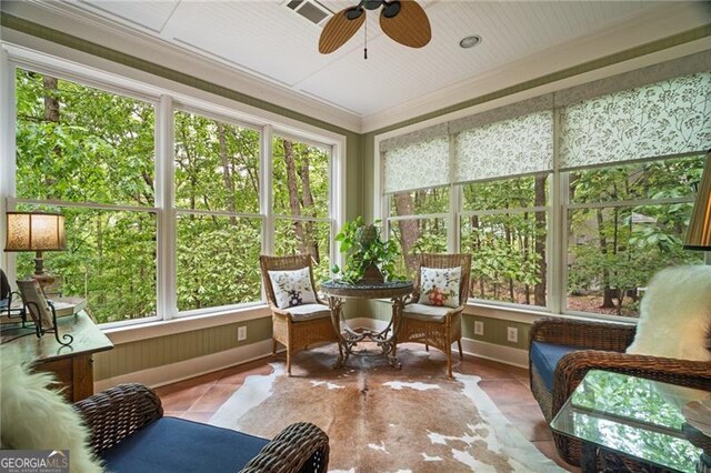 15 Sconti Knoll Dr, Jasper, GA 30143 - sunroom / solarium featuring tile patterned floors and baseboards