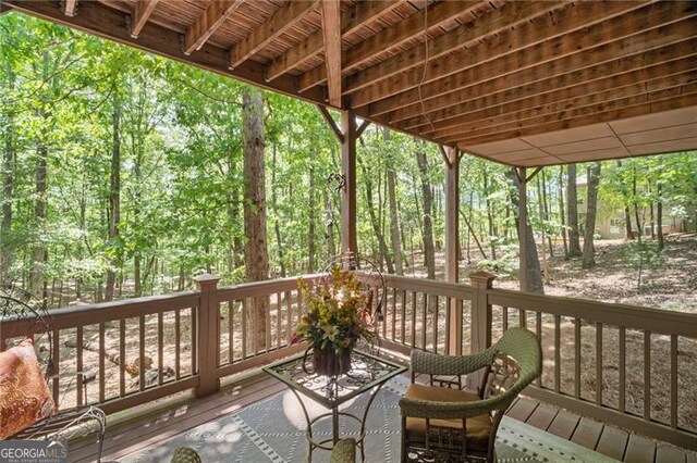 15 Sconti Knoll Dr, Jasper, GA 30143 - view of deck
