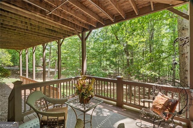 15 Sconti Knoll Dr, Jasper, GA 30143 - deck with a water view