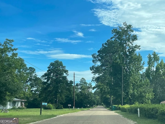 view of asphalt street