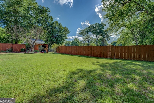 view of yard