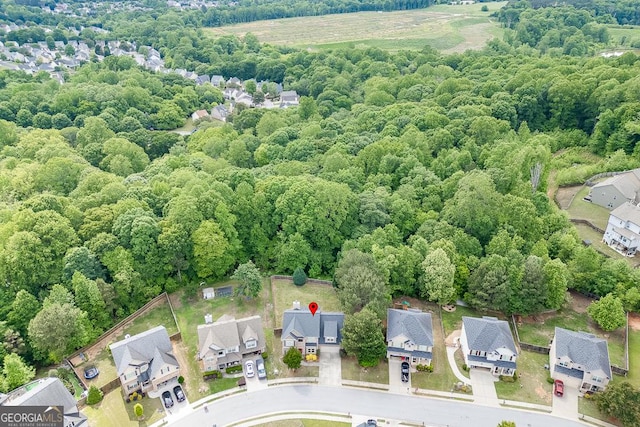 9565 Rushmore Cir, Braselton, GA 30517 - aerial view of residential area with a forest