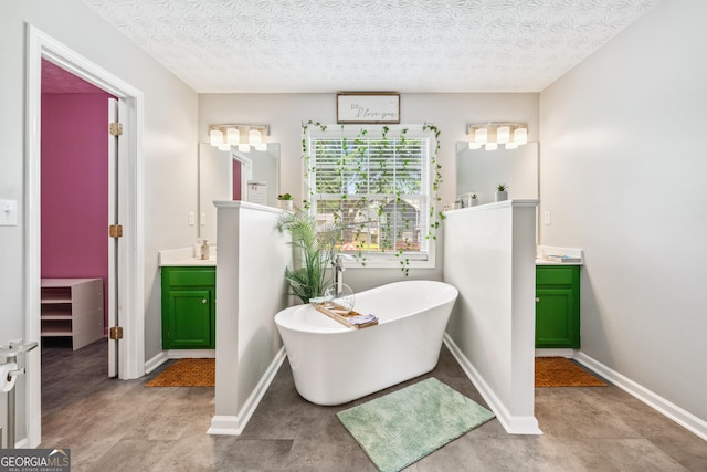 2349 June Springs Dr SW, Marietta, GA 30008 - full bath featuring vanity and a freestanding bath