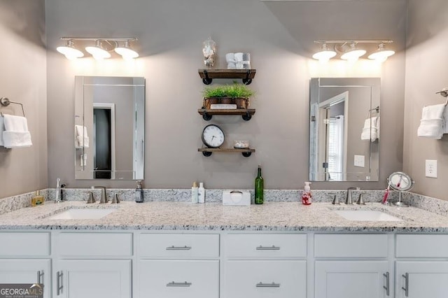 7511 Biltmore Ln, Douglasville, GA 30135 - bathroom with double vanity