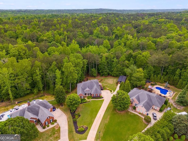 7511 Biltmore Ln, Douglasville, GA 30135 - drone / aerial view of a forest