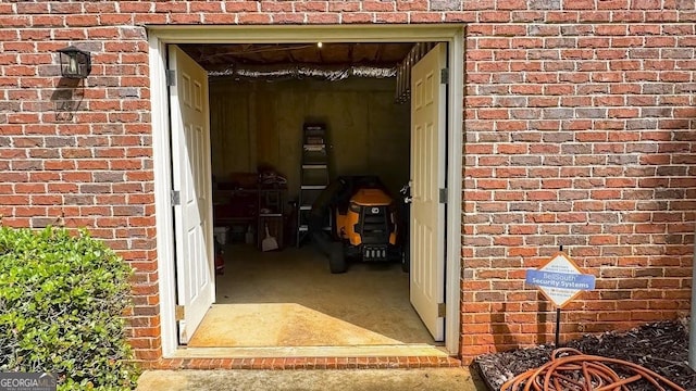 7511 Biltmore Ln, Douglasville, GA 30135 - doorway to property featuring brick siding