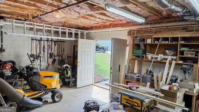 7511 Biltmore Ln, Douglasville, GA 30135 - storage room featuring a garage