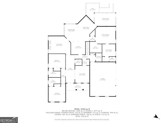 7511 Biltmore Ln, Douglasville, GA 30135 - home floor plan