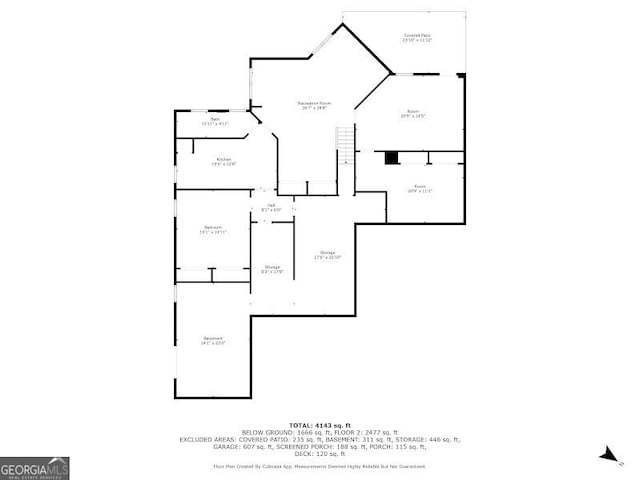 7511 Biltmore Ln, Douglasville, GA 30135 - property floor plan